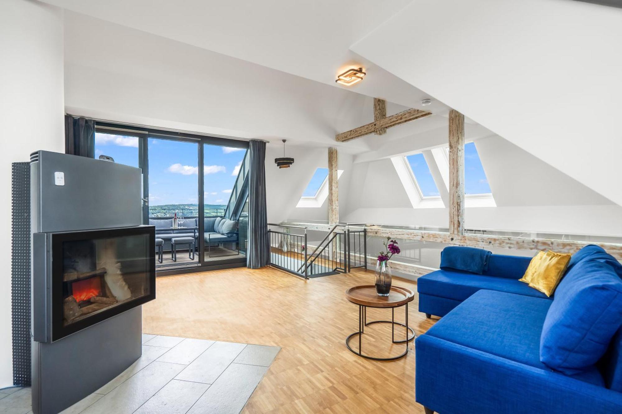 Dnd Design Loft I 170Qm I Parken I Balkon I Workstation I Netflix I Kaffee I Waschmaschine I Trockner I Xbox I Ausblick Apartment เวิร์ซบวร์ก ภายนอก รูปภาพ